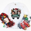 Simply Sage Market Women's Merry Christmas Farm Truck Long Sleeve Garment Dyed Tee - 3 of 4