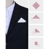 INSPIRE CHIC Men's Classic Floral Leaves Pocket Squares - 3 of 4