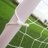 NAYSAYE Sports Nets and Rebounders PVC Tube Plastic Soccer Goal for Training and Entertainment, White - 4 of 4
