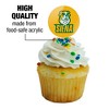 Siena College Primary Logo Cupcake Picks Toppers Decoration Set of 6 - 3 of 4