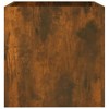 vidaXL Spacious Smoked Oak Finish Planter Box - Ideal for Indoor, Living Room, Bedroom, Office Spaces - Made from Durable Engineered Wood - 3 of 4