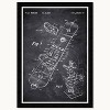Wynwood Studio 15"x21" Snowboard 2003 Chalkboard Wall Art Black Frame: Modern Canvas, Wood Composite, Vertical Layout - 3 of 3