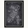 Wynwood Studio 15"x21" Snowboard 2003 Chalkboard Wall Art Black Frame: Modern Canvas, Wood Composite, Vertical Layout - image 3 of 3