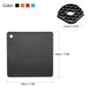 Unique Bargains Silicone Heat Resistant Trivet Mats 4 Pcs - 2 of 4