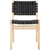 Taika Woven Leather Dining Chair (Set of 2) - DCH4000 - Safavieh - 2 of 4
