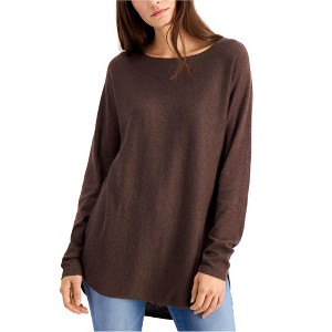 I.N.C International Concepts Womens Solid Shirttail Pullover Sweater, Yellow, X-Small - 1 of 1