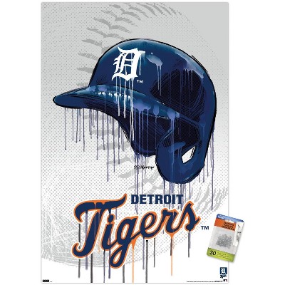 MLB Detroit Tigers - Miguel Cabrera 16 Wall Poster, 22.375 x 34, Framed