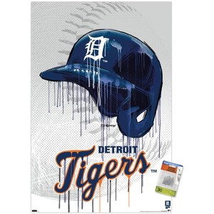 Trends International MLB Detroit Tigers - Drip Helmet 22 Unframed Wall Poster Prints - 1 of 4