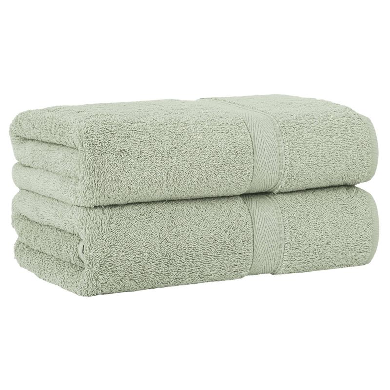 Turkish Cotton Sinemis Terry Towel Set Green - Linum Home Textiles, 2 of 6