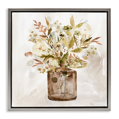 Stupell Industries Earthy Mixed Fall Botanicals, 18" x 18"