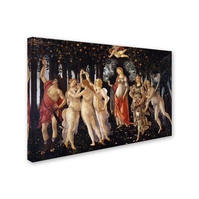 Trademark Fine Art -Botticelli 'La Primavera' Canvas Art