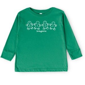 SmileyWorld Gingerbread - Toddler Long Sleeve Graphic Tee and Youth Long Sleeve Graphic T-Shirt - 1 of 3