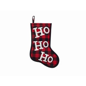 Season's Designs 20In Plaid Hoho Ho Stocking - 1 of 1