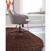 Unique Loom Solid Shag Solid Indoor Woven Area Rug - 3 of 4