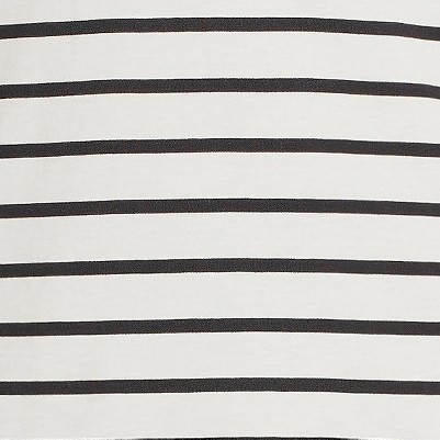 ivory/black breton stripe