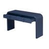 CAVINAS Retro Console Table with 2 Storage Drawers,Fluted Entryway Table with Rounded Silhouette,Console Table for Living Room - 3 of 4
