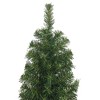 vidaXL Artificial Christmas Tree Green PVC, Steel, Plastic Slim - 70.9" Green without flocked white snow - 4 of 4