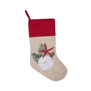 C&F Home Seaside Greeting Stocking - 1 of 4