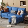 LACOO L-Shaped Sofa, Linen Fabric Couch with Reversible Chaise - image 4 of 4