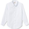 Lands' End School Uniform Kids Long Sleeve No Iron Pinpoint Dress Shirt - 2 of 4