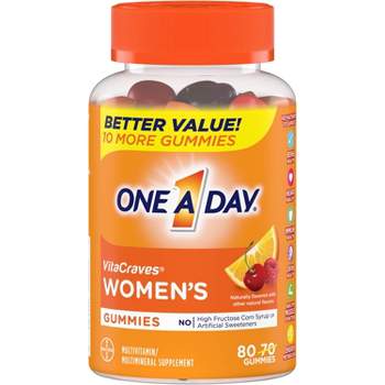 One A Day Women's Multivitamin Gummies - 80ct