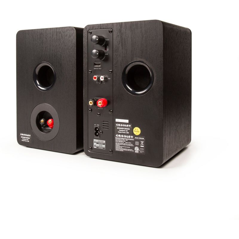 Crosley S100 Powered Speakers (Sold In Pairs) - Black, 5 of 10