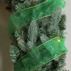 Northlight Club Pack of 12 Green and Gold Shimmering Wired Christmas Craft Ribbon 2.5" x 120 Yards - 2 of 3
