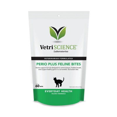 Vetriscience Laboratories Perio-Plus Feline Formula - 60 Bite-Sized