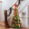 GlasFlength Artificial Trees Christmas Tree Pine Tree Artificial Christmas Tree for Indoor Party Decorations, Multicolored, 29.13"*28"*90" - 2 of 4