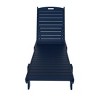 WestinTrends 3 Pieces Poly Outdoor Patio Chaise Lounge Chair with Side Table Set - 4 of 4