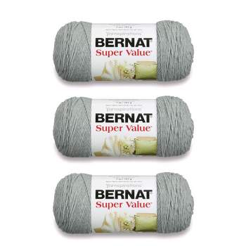  Bernat Softee Cotton Pool Green Yarn - 3 Pack of 120g/4.25oz -  Nylon - 3 DK (Light) - 254 Yards - Knitting, Crocheting & Crafts