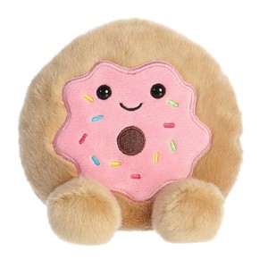 Aurora Mini Claire Donut Palm Pals Adorable Stuffed Animal Pink 5" - 1 of 4