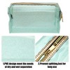 Unique Bargains Travel Toiletry Bag Makeup Bag Organizer Toiletry Organizer Travel Cosmetic Bag Waterproof PVC 1PC - 3 of 4
