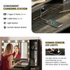 Sevobal Vanity Tables with Square Mirror, Farmhouse Vanity with 2 Drawers, Side Cabinet & Open Storage Space, Multicolored - 2 of 4