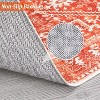 Vintage Runner Rug,Low-Pile Non-Slip Distressed Machine Washable Carpet for Hallway, Kitchen & Bedroom - 2 of 4