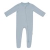 Kyte Baby Zippered Footie in Fog - 2 of 4