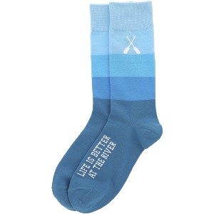 Pavilion Gift Company - At The River - M/L Unisex Crew Sock - Socks - 1 of 4