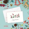 Presence Christmas Greeting Cards Stickers Set - 2 of 4