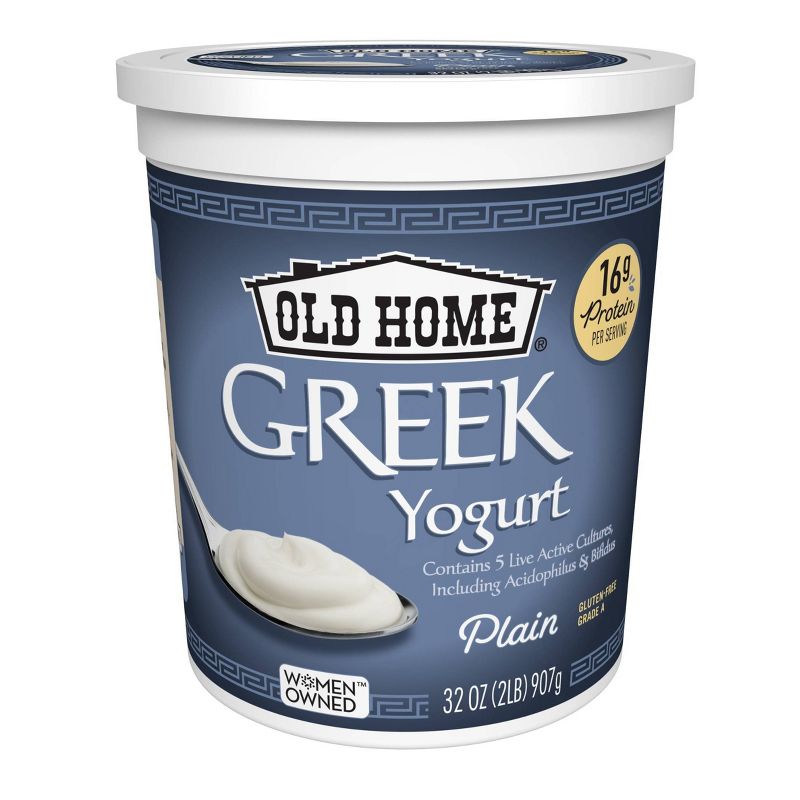 Old Home Greek Plain Yogurt - 32oz, 1 of 8