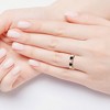 Pompeii3 1 1/4 cttw Black & White Diamond Wedding Anniversary 5-Stone Ring 14K Rose Gold - 4 of 4