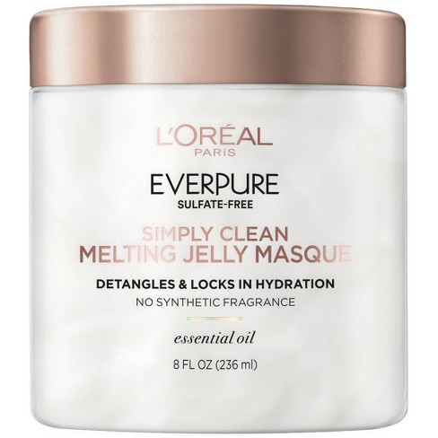 L'oreal Paris Everpure Simply Clean Melting Jelly Masque Hair Treatment - 8  Fl Oz : Target