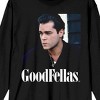 Goodfellas Henry Hill Character and Title Logo Women's Black Long Sleeve Tee - 2 of 3