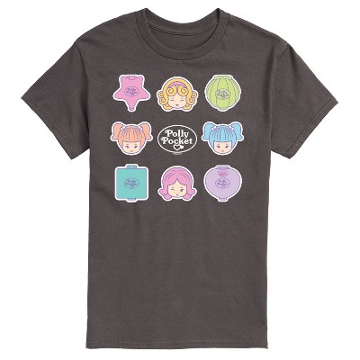 Men's - Polly Pocket - Polly Pocket Grid Short Sleeve Graphic T-Shirt