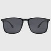 Anna-Kaci  Unisex Square Polarized Lightweight UV Protection Sunglasses - Black Frame - Black Lens - 2 of 4