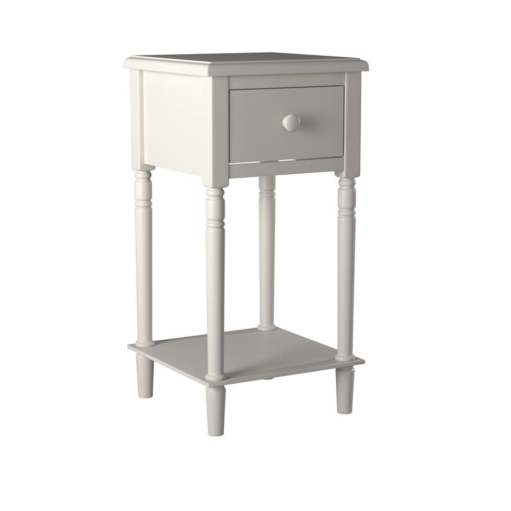 Picket House Furnishings Nova Nightstand with USB in White