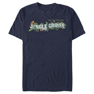 Men's Jungle Cruise Wish You Were Here Postcard Logo T-Shirt - 1 of 4