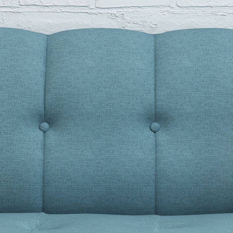 3pc Treston Mid Century Sofa Chat Set Blue - Christopher Knight Home, 4 of 8