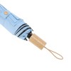 Unique Bargains Umbrella Manual Eight-Bone Sun and Rain Dual-Use Imitation Wood Grain-Sun Protection Impact Cloth 37.40"x26.77" 1 Pcs - 4 of 4
