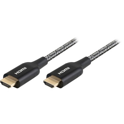 6 Feet Gold Basics Premium High-Speed 4K HDMI Cable with Braided Cord 