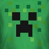 Boys Minecraft Video Game Hoodie - Black and Green Creeper Face - Official Minecraft Costume Hoodie Sweatshirt (Green Creeper, X-Small) - 2 of 4